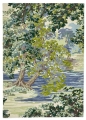 Dywan Zielono Niebieski z Roślinnym Wzorem - ANCIENT CANOPY FOREST GREEN 146708 Louis de Poortere  różne warianty  
