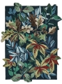 Dywan Kolorowy z Roślinnym Wzorem - ROBIN'S WOOD FOREST GREEN 146508 Louis de Poortere  różne warianty 