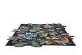 Dywan Kolorowy z Roślinnym Wzorem - ROBIN'S WOOD FOREST GREEN 146508 Louis de Poortere  różne warianty 