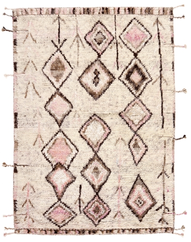 Marokański Dywan Beżowo Różowy - TRIBE IVORY PINK Louis de Poortere  różne warianty 