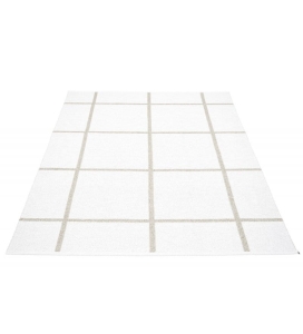 DYWAN ADA PAPPELINA - WHITE / STONE METALLIC