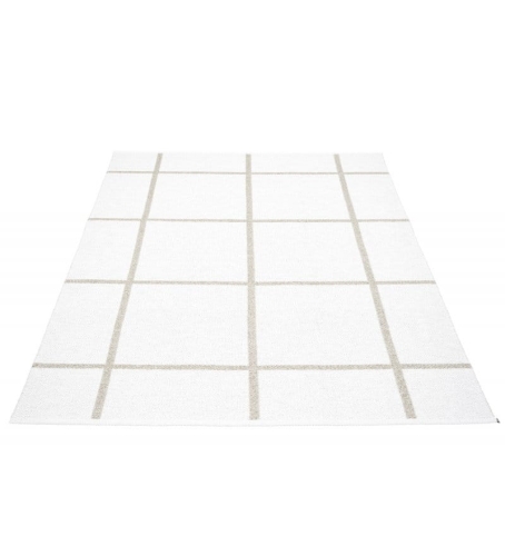 DYWAN ADA PAPPELINA - WHITE / STONE METALLIC