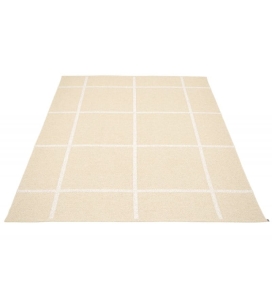 DYWAN ADA PAPPELINA - CREAM / WHITE METALLIC