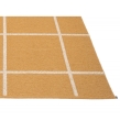 DYWAN ADA PAPPELINA - OCHRE / BEIGE METALLIC