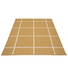 DYWAN ADA PAPPELINA - OCHRE / BEIGE METALLIC
