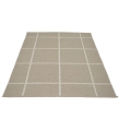 DYWAN ADA PAPPELINA - DARK LINEN / STONE METALLIC
