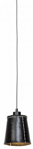 LAMPA WISZĄCA AMAZON, POJEDYNCZY ABAŻUR, CZARNA, ROZMIAR S  GOOD&MOJO