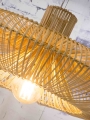 LAMPA WISZĄCA KALAHARI RATTANOWA PODWÓJNY ABAŻUR, ROZMIAR L  GOOD&MOJO