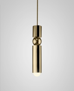 Lampa wisząca Fulcrum złota Lee Broom