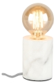TABLE LAMP MARBLE ATHENS CYLINDER DIA.7,5XH.10CM, WHITE	- IT'S ABOUT ROMI
