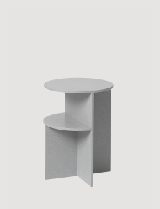 MUUTO Stolik HALVES SIDE light grey