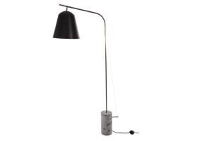 LINE two Lampa podłogowa, czarna NORR 11 