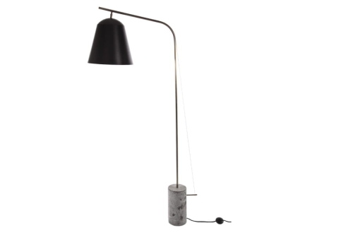 LINE two Lampa podłogowa, czarna NORR 11 