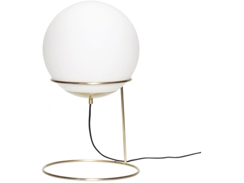 Lampa podłogowa Fiona 53cm mosiężna Hubsch ostatnia sztuka!