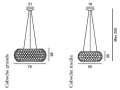 Lampa wisząca CABOCHE Foscarini