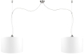 Lampa wisząca ROME podwójna 40x25cm It's About RoMi