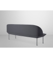 Sofa Oslo Muuto 2-osobowa ciemnoszara