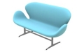 Sofa SWAN 3321 FRITZ HANSEN tapicerka DIVINA