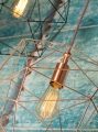 HANGING LAMP IRON THREAD COPENHAGEN DIA.35XH.36CM, COPPER	- IT'S ABOUT ROMI