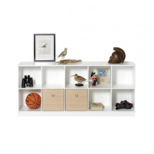 Regał Wood 5x2 wiszący bez cokołu  Oliver Furniture 