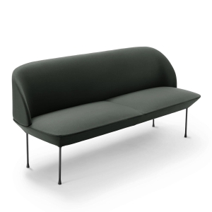 Sofa Oslo Muuto 2-osobowa ciemnoszara