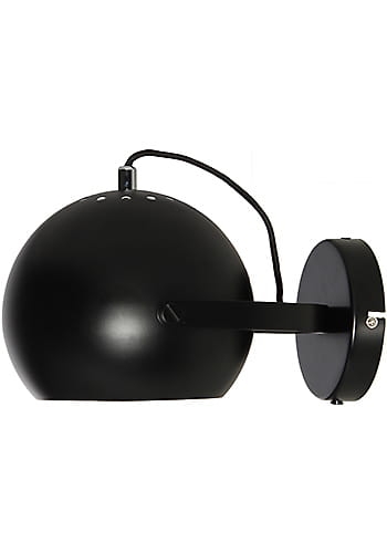 Kinkiet BALL Ø12 Matt Black FRANDSEN