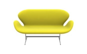 Sofa SWAN 3321 FRITZ HANSEN tapicerka TONUS