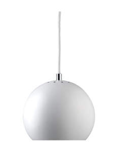  Lampa wisząca BALL Ø18 Matt White FRANDSEN