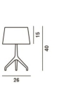 Lampa stołowa LUMIERE XXL-XXS Foscarini