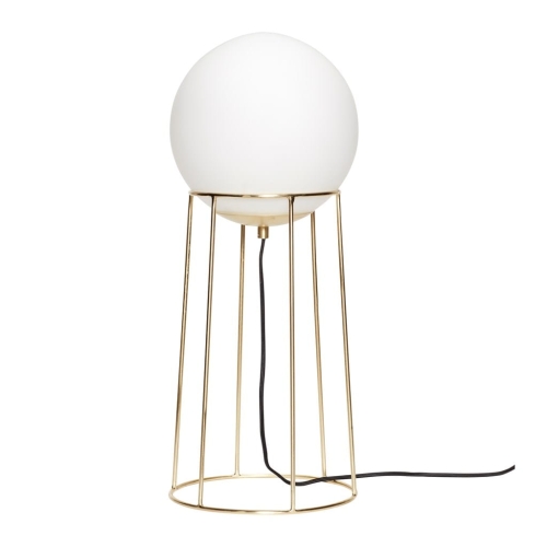 Lampa podłogowa Fiona 60cm mosiężna Hubsch