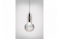 Frosted Crystal Bulb & Pendant Chrome Lee Broom 