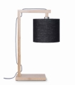 LAMPA STOŁOWA HIMALAYA BAMBUSOWA PODSTAWA, LNIANY ABAŻUR, WIELE KOLORÓW	- IT'S ABOUT ROMI