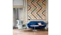 Fotel Ro ™ Wingback Ro + podnóżek Fritz Hansen  