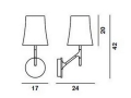 Lampa ścienna BIRDIE Foscarini