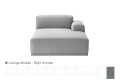Sofa modułowa CONNECT MUUTO różne moduły