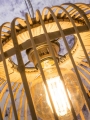LAMPA WISZĄCA BORNEO BAMBUSOWA, OKRĄGŁA, POJEDYNCZY ABAŻUR, ROZMIAR S GOOD&MOJO