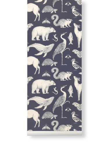 Tapeta Katie Scott Animals Blue Ferm Living 