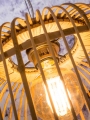 LAMPA WISZĄCA BORNEO BAMBUSOWA, OKRĄGŁA, PODWÓJNY ABAŻUR, ROZMIAR L	GOOD&MOJO