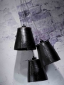 LAMPA WISZĄCA AMAZON, POTRÓJNY ABAŻUR, CZARNA, ROZMIAR L	GOOD&MOJO