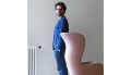 Fotel Ro ™ Wingback Ro + podnóżek Fritz Hansen  