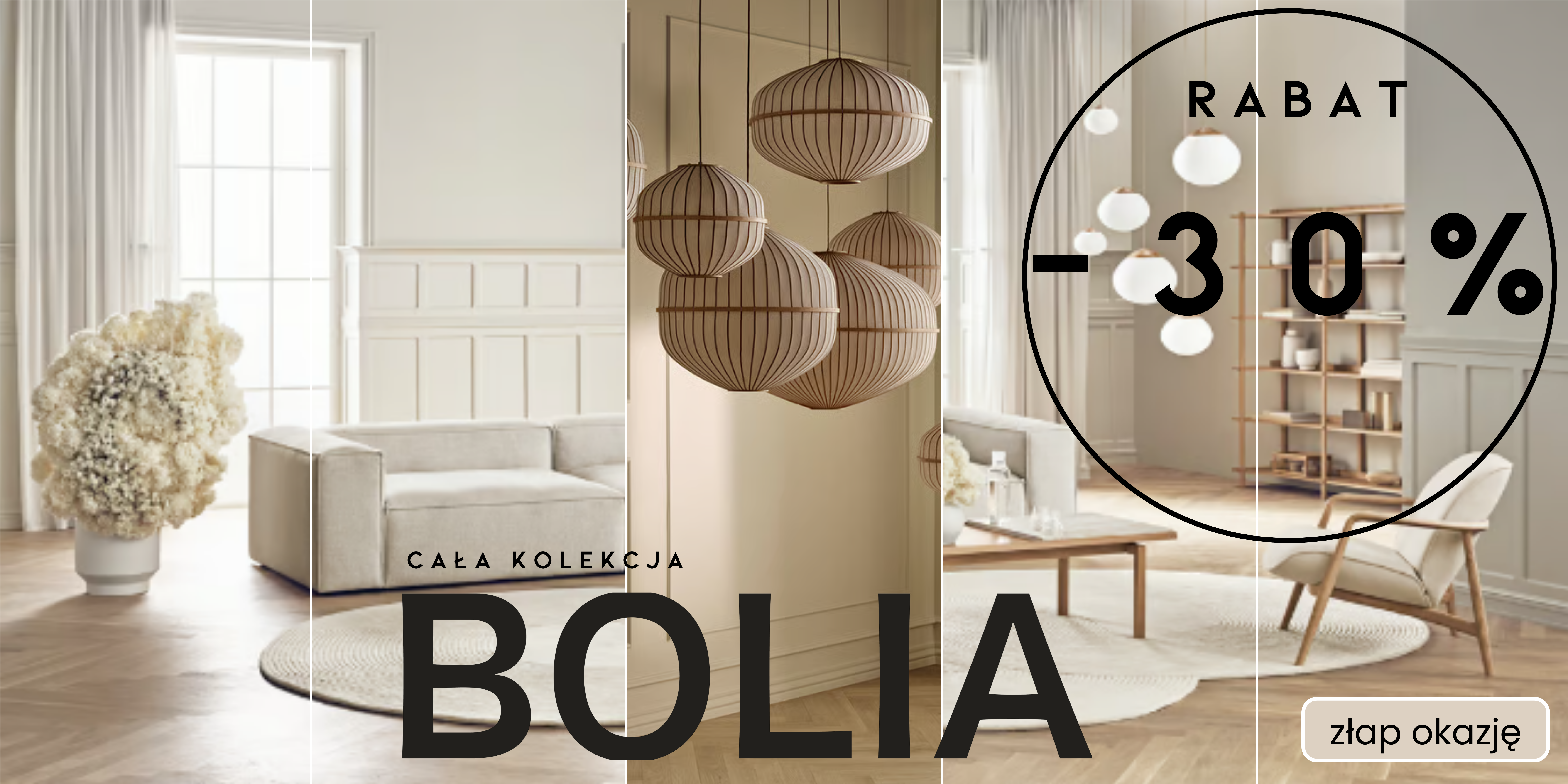 Bolia -30% wrzesień 2026