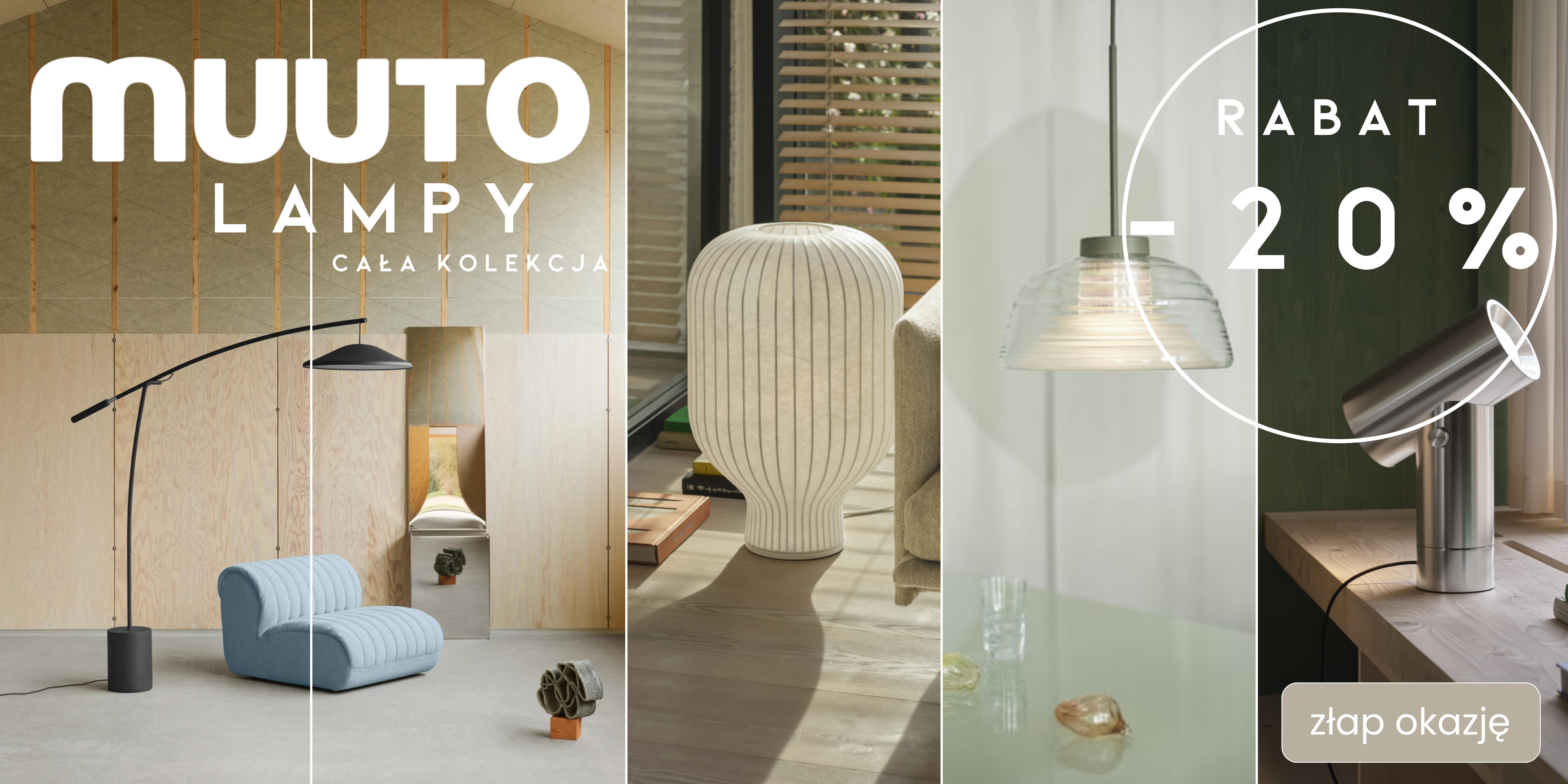 Lampy MUUTO -20%